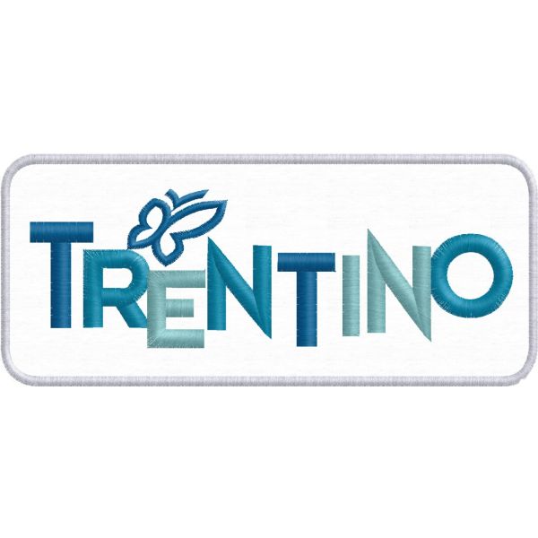 Patch ricamata Logo TRENTINO cm.22 X 9,5  Cod.20200401_A