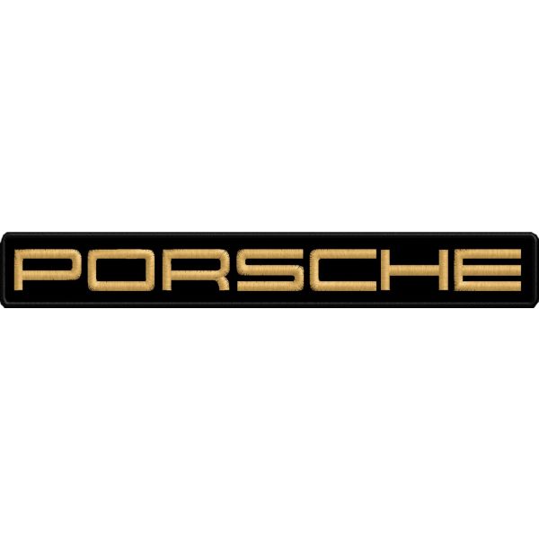 Patch ricamo scritta PORSCHE lunga cm. 25 Cod.20200413_A