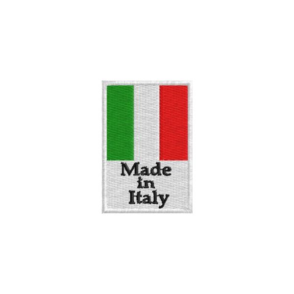 Tricolore ricamato Made In Italy cm. 4.5 x 3.0 Cod.20200429_A