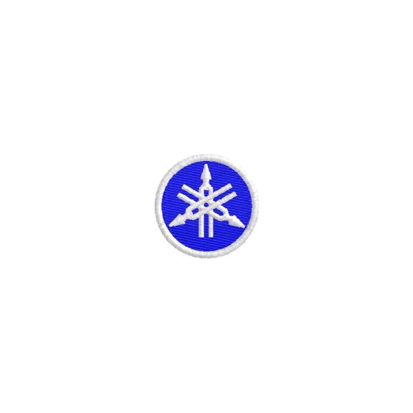 AMBIENTAZIONE RICAMATA logo DIAPASON YAMAHA Diametro 2,5 