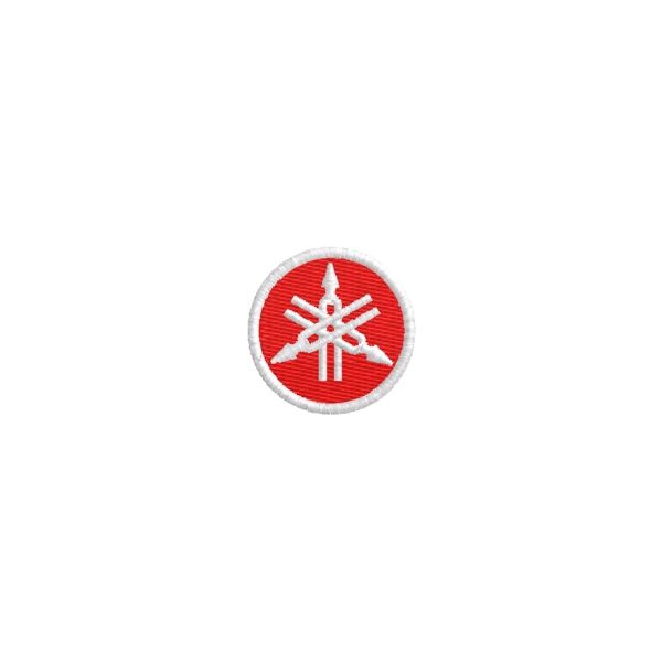 AMBIENTAZIONE RICAMATA logo DIAPASON YAMAHA Diametro 2,5 