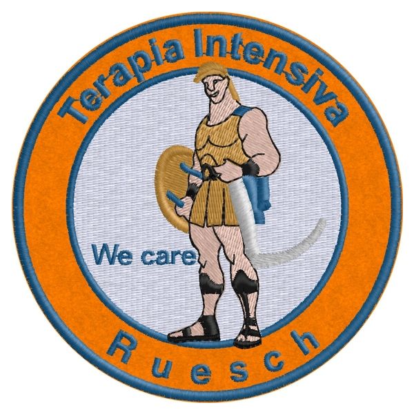 Patch ricamato Terapia Intensiva RUESCH cod.20200529_A