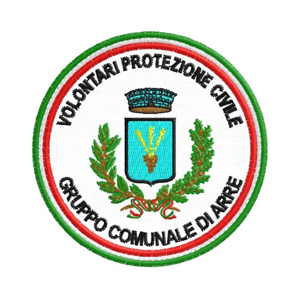 stemma volontari protezione civile comun di arre