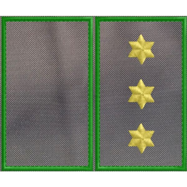 Gradi su fascia tubolare con ricamate 3 stelle
