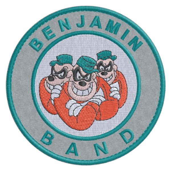 Patch ricamato banda Bassotti BENJAMIN BAND 