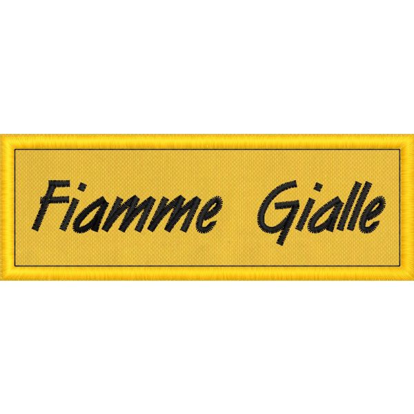 Patch ricamata logo PARMACOTTO su base cm.10 Cod.20181211_A