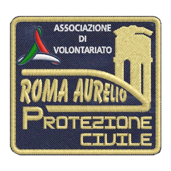 Patch blu PROTEZIONE CIVILE REGIONE VENETO Cod.20140219_B dia.75