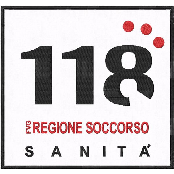 Patch da schiena 118 REGIONE F.V.G. 18Z17 cm. 