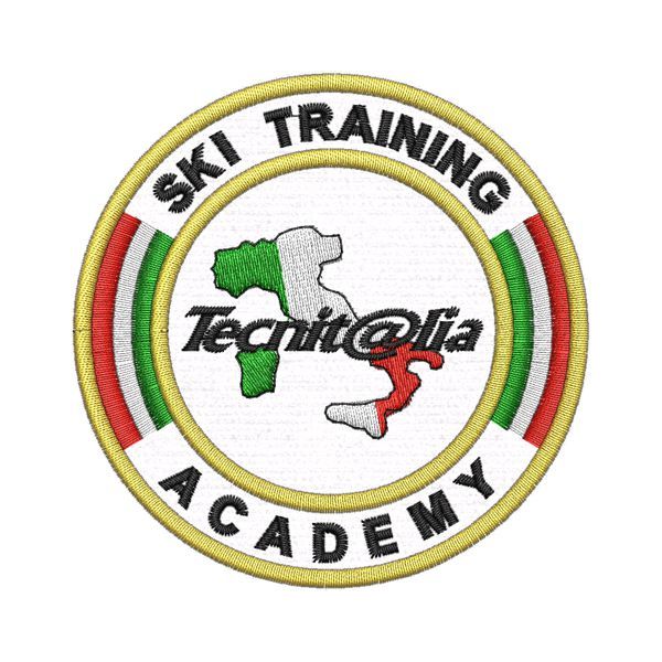 patch ricamata ski training academy