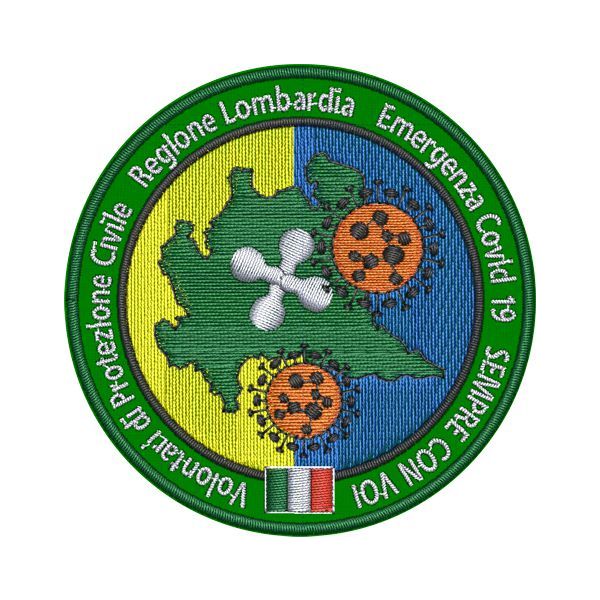 Patch RICAMATO PROTEZIONE CIVILEEMERGENZA COVID 19 
