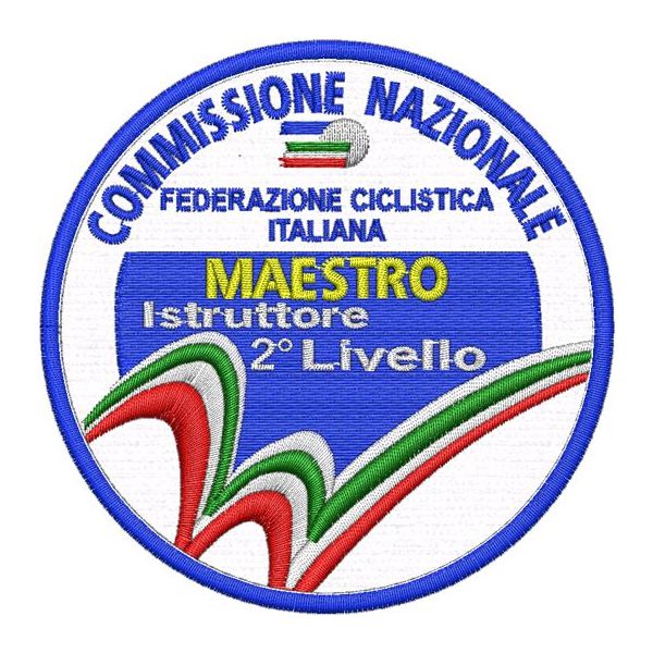 Patch ricamata "MAESTRO Istruttore 2°Livello."Cod. 20201104_A