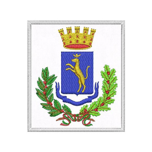 Patch con logo ricamato Citta di canelli (AT) 