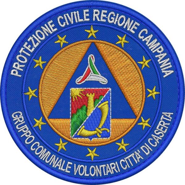 PATCH RICAMATO PROTEZIONE CIVILE COMUNE DI CASERTA