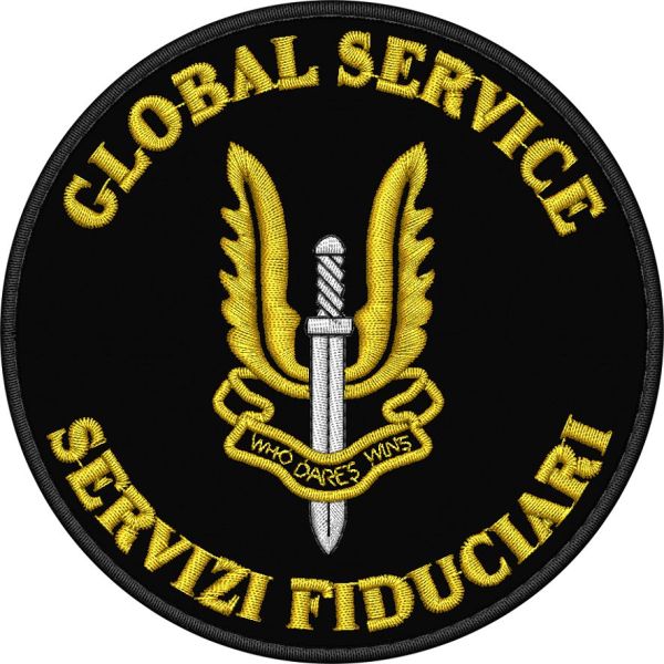 Patch ricamato GLOBAL SERVICE