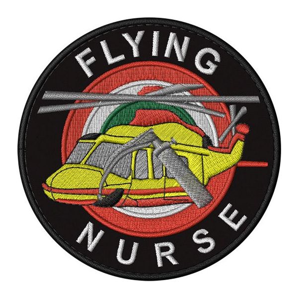 Patch ricamato FLYING NURSE cod.20201222_A