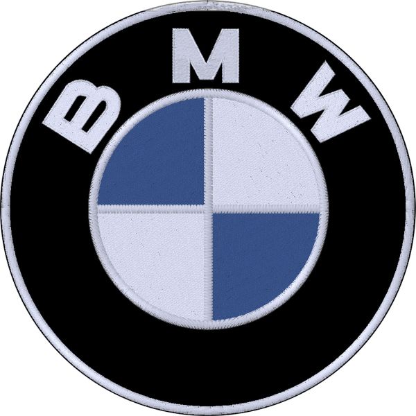 Patch ricamato BMW diametro cm. 30 cod. 20210328_A