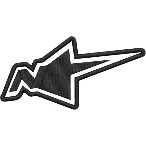 Patch ricamato logo Nicolo Tocco cm.17 X 8,5 