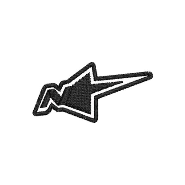 Patch ricamato logo Nicolo Tocco cm. 5 X 2,5 Cod. 20210502-S