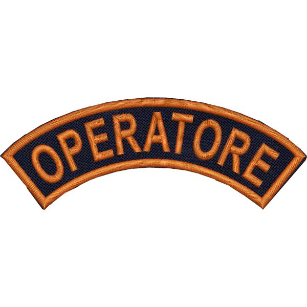patch ricamate identificativo ruolo protezione civile, coordinatore, capo squadra COORDINATORE