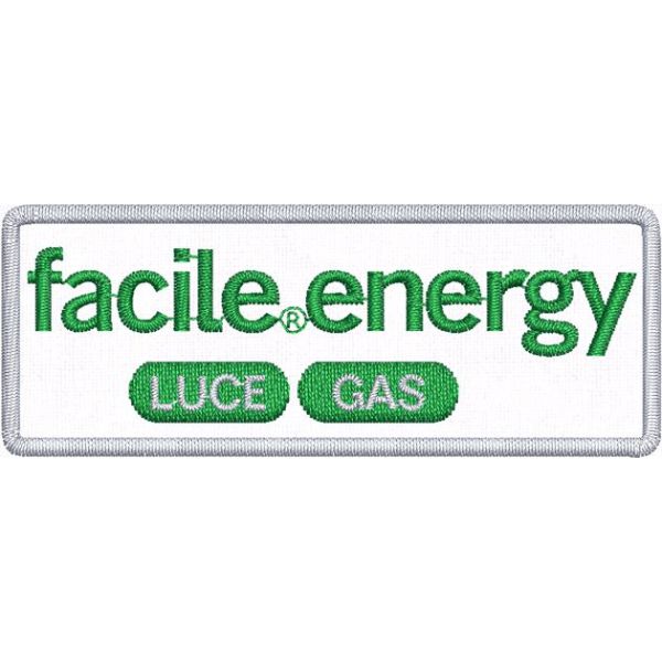 Patch rettangolare facile.energy cm. 8.0 x 3.0 cod. 20211112_C