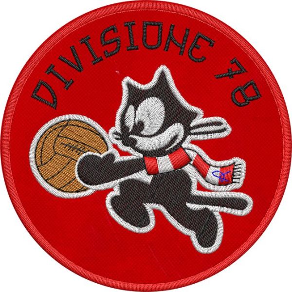 Patch ricamato logo  FELIX DIVISIONE 78 dametro 8,5 cm.