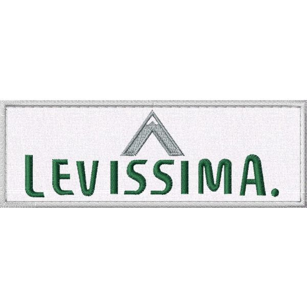 Patch ricamata Logo LEVISSIMA cm.10,0  X 3,5