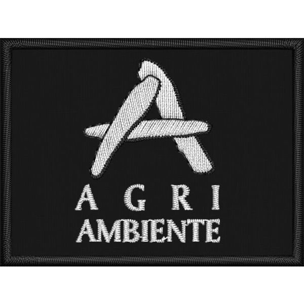 Patch ricamta AGRIAMBIENTE colorata cm. 6 x 4,5 