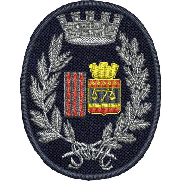 Patch ricamata POLIZIA  comune di San Giustino (PG)