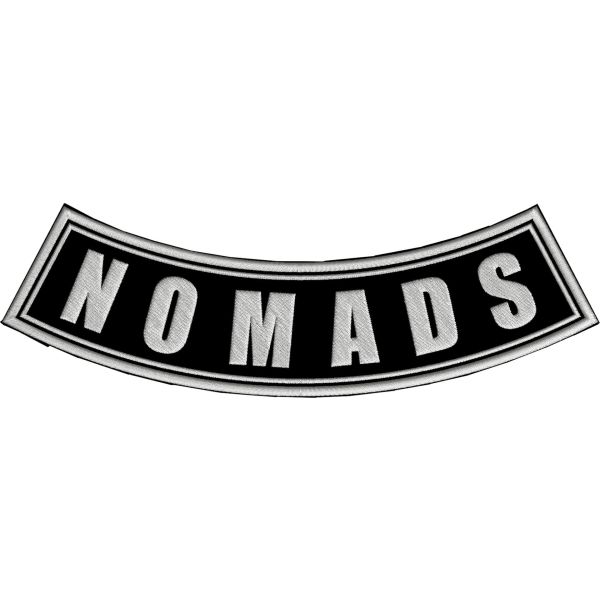 Patch curvato da schiena giubbino   NOMADS 