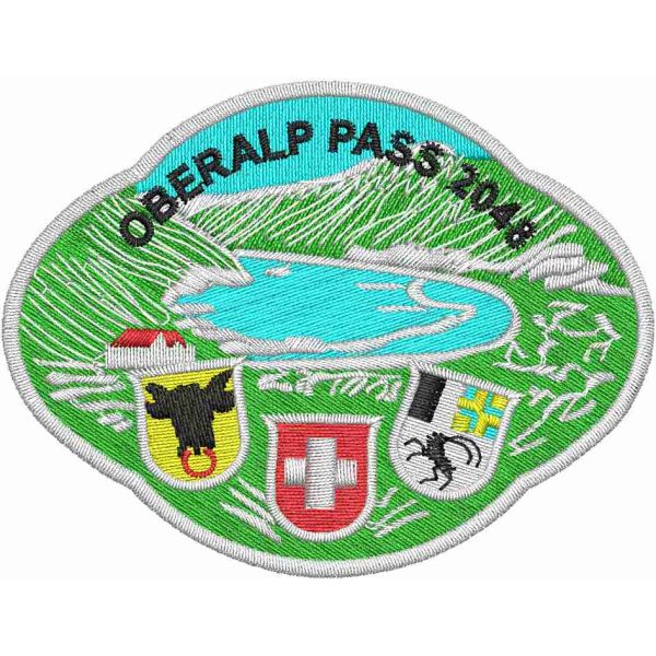 Patch interamente ricamato OBERALP PASS 2048