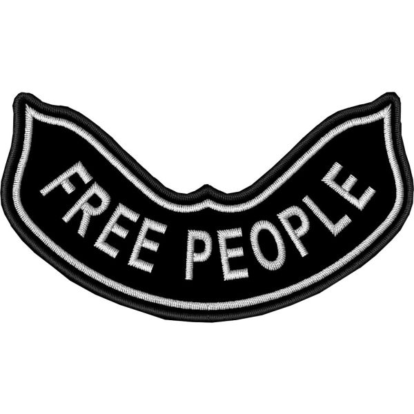 Patch curvato in BASSO da spalla giubbotto con free people harley