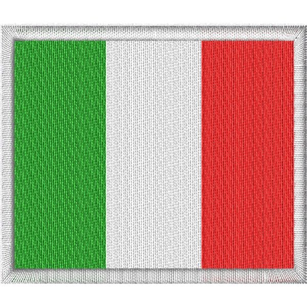 Patch  ricamato ITALIA mm.65x55