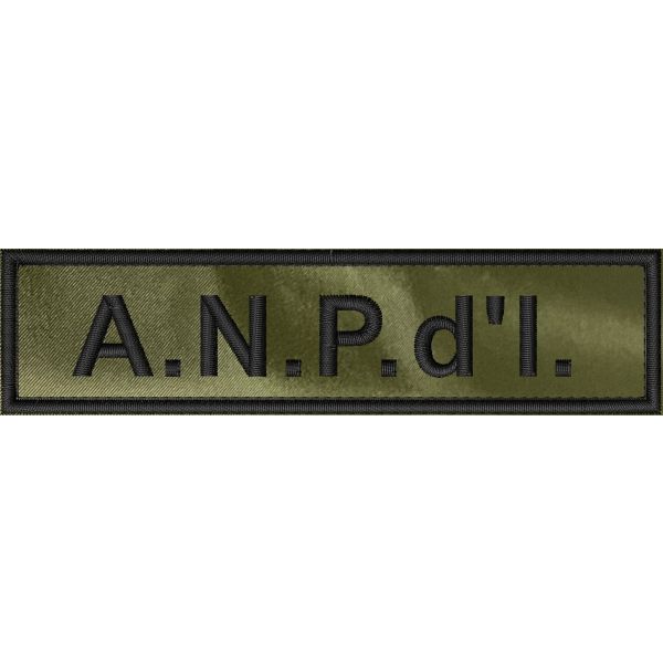 Mostrina ricamata tipo ESERCITO con dicitura piacere