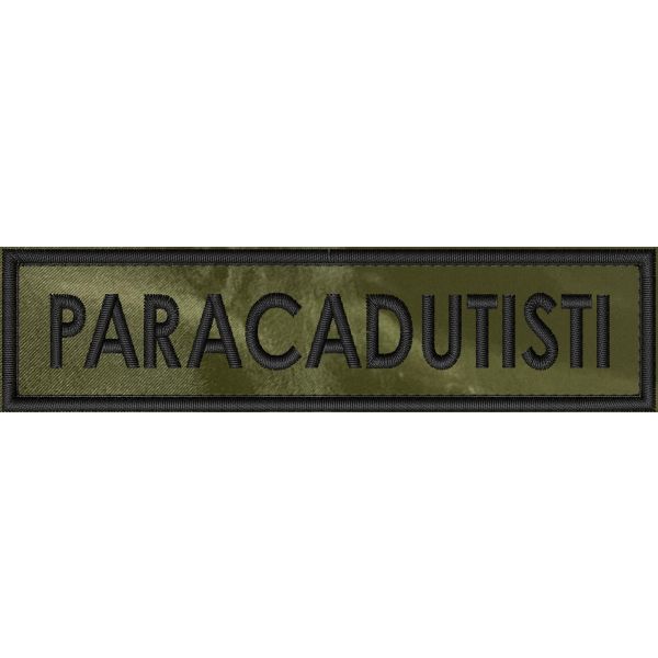 Mostrina ricamata tipo ESERCITO con dicitura piacere
