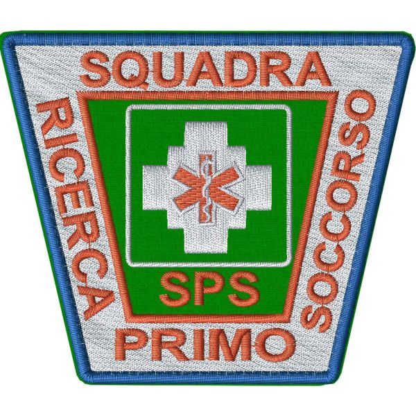 Patch da braccio SQUADRA PRIMO SOCCORSO cm. 8 x 10 Cod. 20221160_A