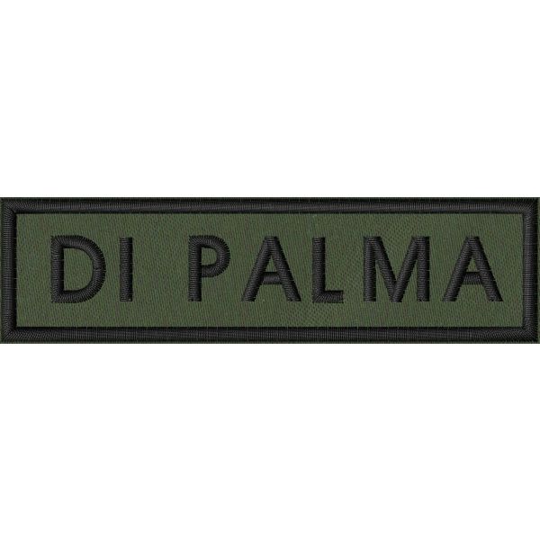 Patch tipo ESERCITO  personalizzata nome PRANDINI Cod.20120517