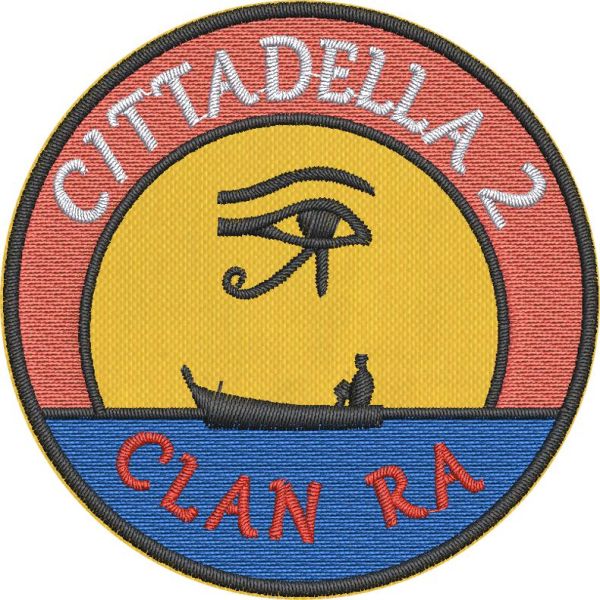 Patch ricamato Scout Cittadella 2 diam. 67 mm. 