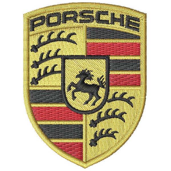 Patch  Porsche Size 60 mm.