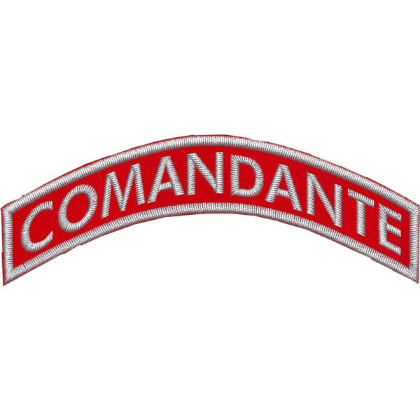 Mezzaluna ricamata CON QUALIFICA per K Police, qualifica COMANDANTE