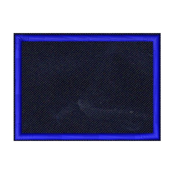 Patch Ricamata C.A.N. (Guardia scelta) base blu navy, bordo blu e gradi rossi cm. 6,5 x 5 