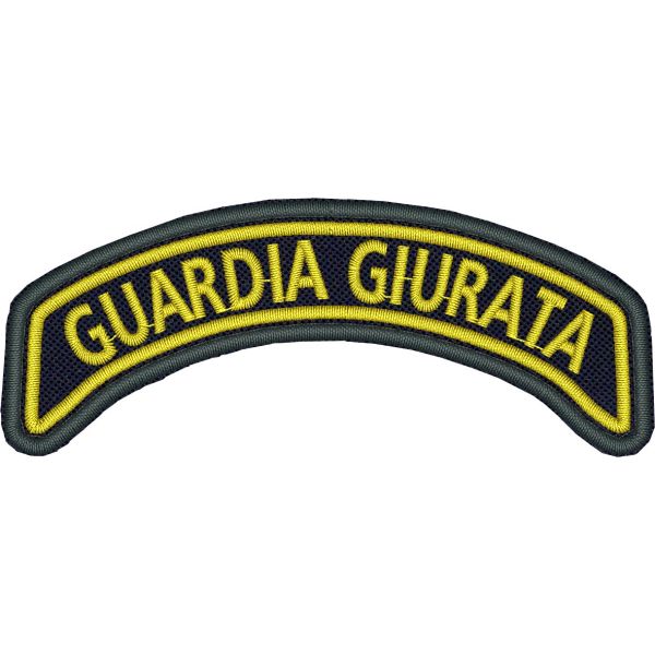 Patch ricamato GUARDIA GIURATA MONDIALPOL 
