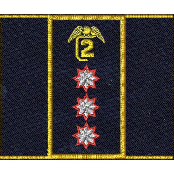 Tubolare incarico di comando"CAPITANO" su base blu NAVY 