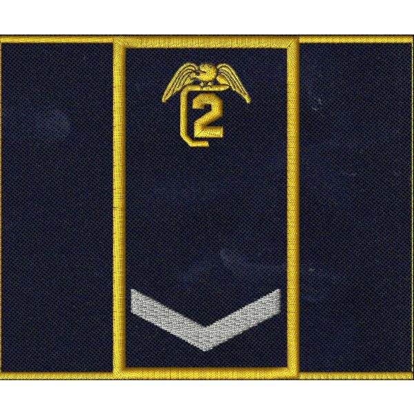 Tubolare ONORIFICO "GUARDIA SCELTA" su base blu NAVY confezionato finito con dimens. 90 X 50 