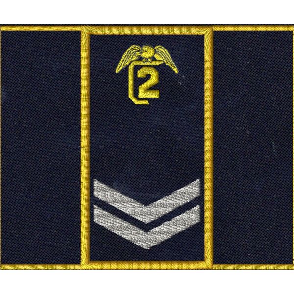 Tubolare incarico "APPUNTATO" su base blu NAVY confezionato finito
