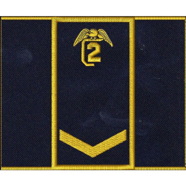 Tubolare incarico "APPUNTATO" su base blu NAVY confezionato finito