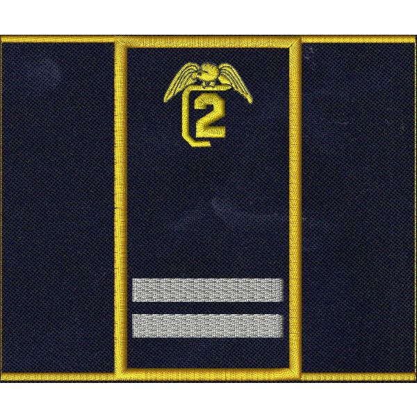 Tubolare incarico "MARESCIALLO CAPO" su base blu NAVY 