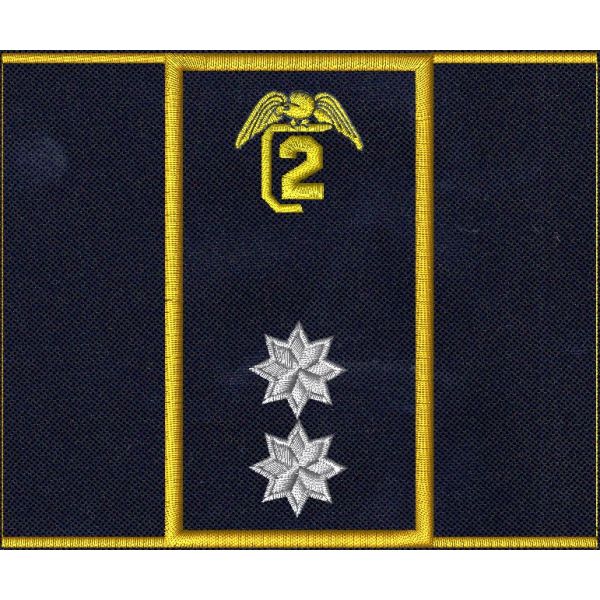 Tubolare incarico di comando"TENENTE" su base blu NAVY confezionato finito 