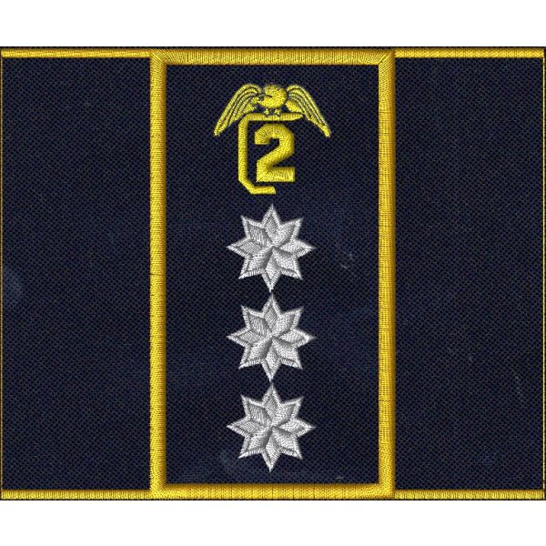 Tubolare incarico di comando"CAPITANO" su base blu NAVY 