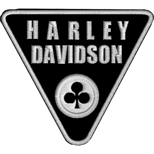 Stemmone ricamato tondo HARLEY DAVIDSON cm. 7 di diametro