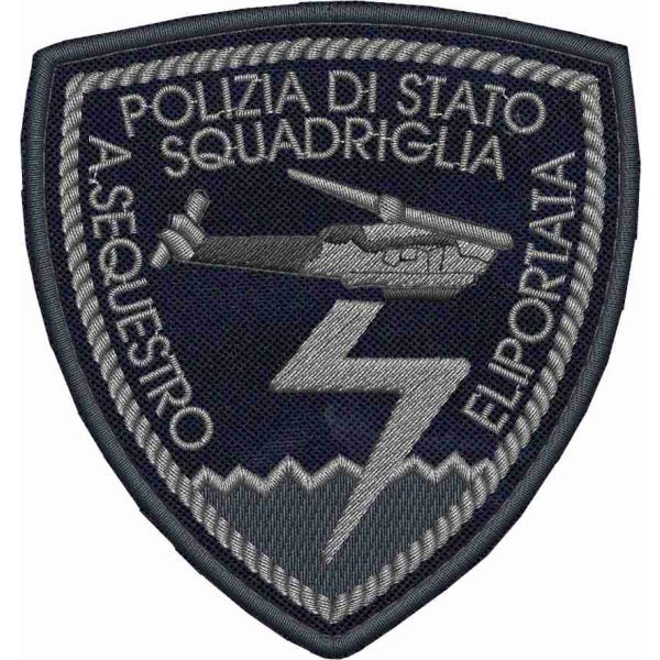 Scudetto BASSA VISIBILITA SQUADRIGLIA ELIPORTATA POLIZIA DI STATO 